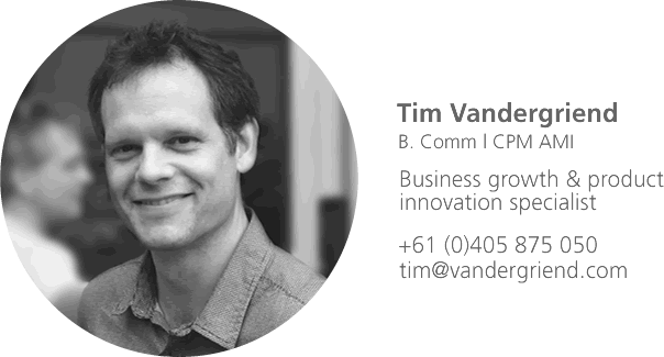 Tim Vandergriend - Stratgic Marketing Consultant Brisbane